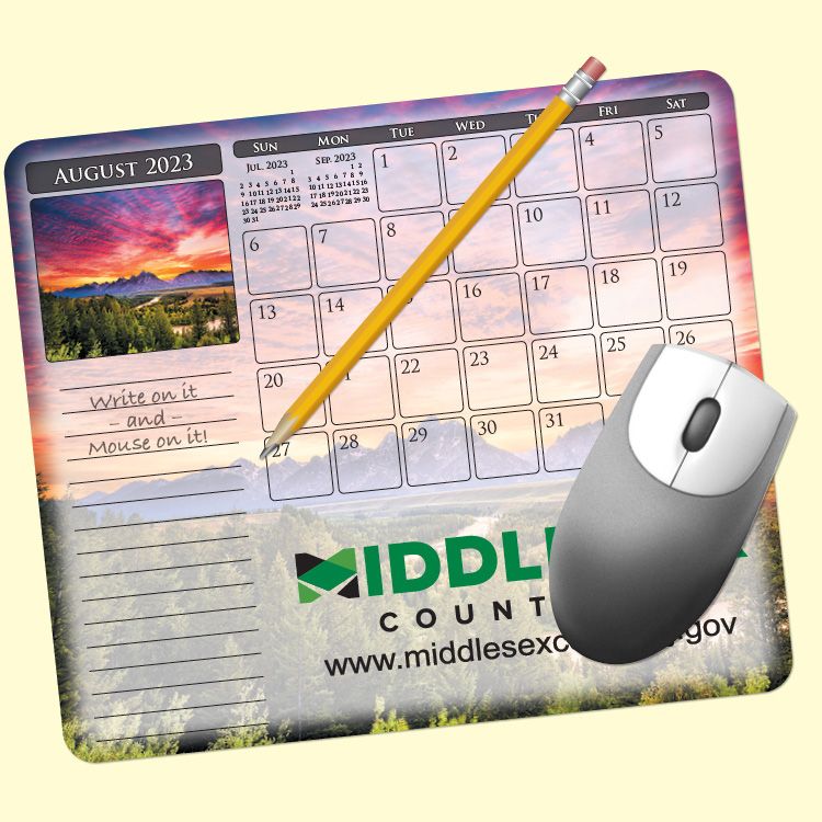 mousepad calendar